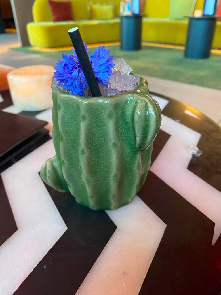 Cactus Margarita at Chotto Matte in Manchester. The Agaveist.