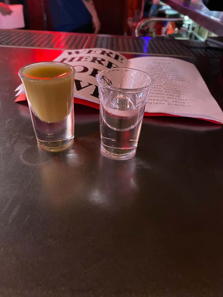 No Name tequila blanco and shot. Dahlia. The Agaveist.