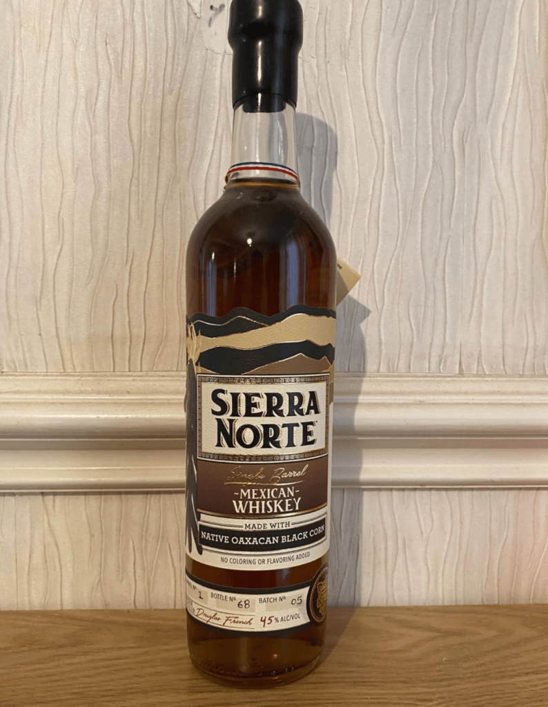 Sierra Norte black corn whisky review from The Agaveist.